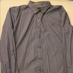 Structure Navy Dot Colored Shirt!